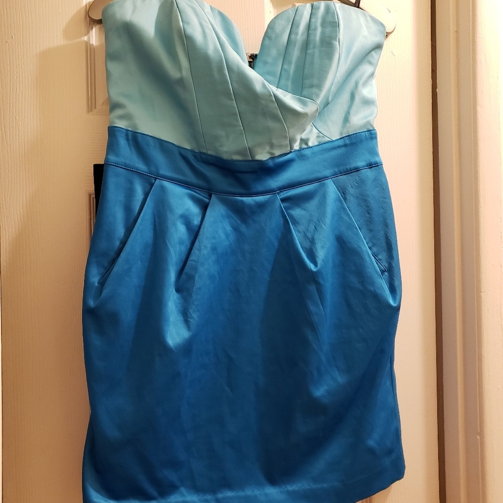 NWT Strapless Bebe Dress